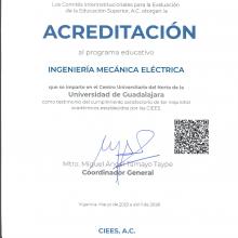 Reacreditan el programa de Ingeniería Mecánica Eléctrica del CUNorte por su alta calidad académica