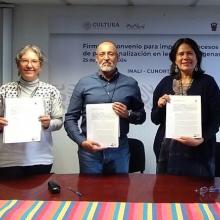 El INALI y la UdeG, a través del CUNorte, firman convenio de colaboración para fortalecer, preservar y desarrollar las lenguas indígenas en Jalisco