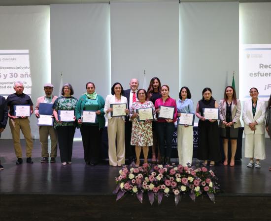 CUNorte reconoce a su personal por 20, 25 y 30 años de servicio en la Universidad de Guadalajara
