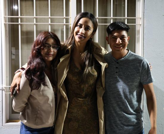 Rectora del CUNorte visita la Casa del Estudiante y refrenda compromiso con la permanencia universitaria