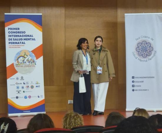 Reconocen a alumna del CUNorte en el Primer Congreso Internacional de Salud Mental Perinatal en Chile