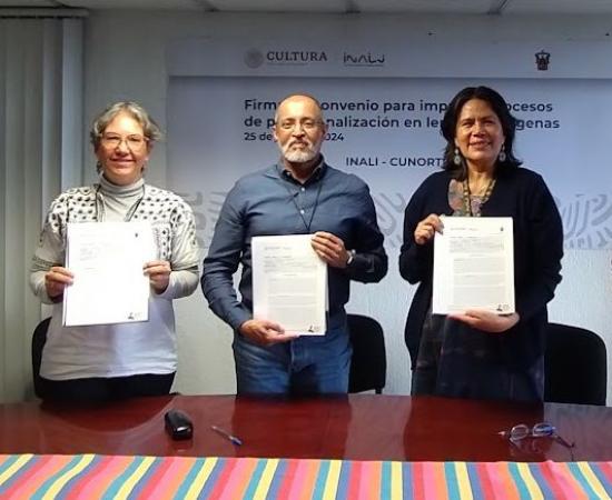 El INALI y la UdeG, a través del CUNorte, firman convenio de colaboración para fortalecer, preservar y desarrollar las lenguas indígenas en Jalisco