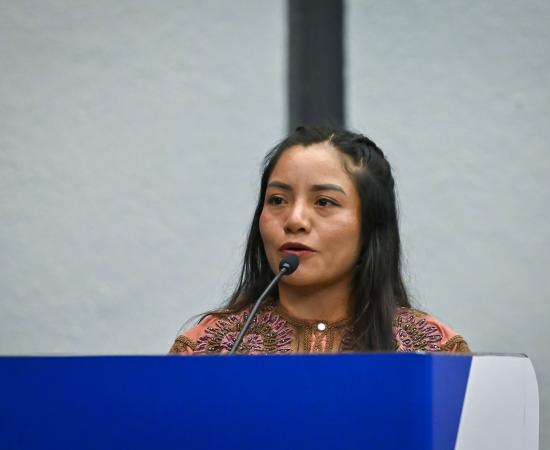 Entregan Premio de Literaturas Indígenas de América 2025 a la escritora tsotsil Victoria Díaz