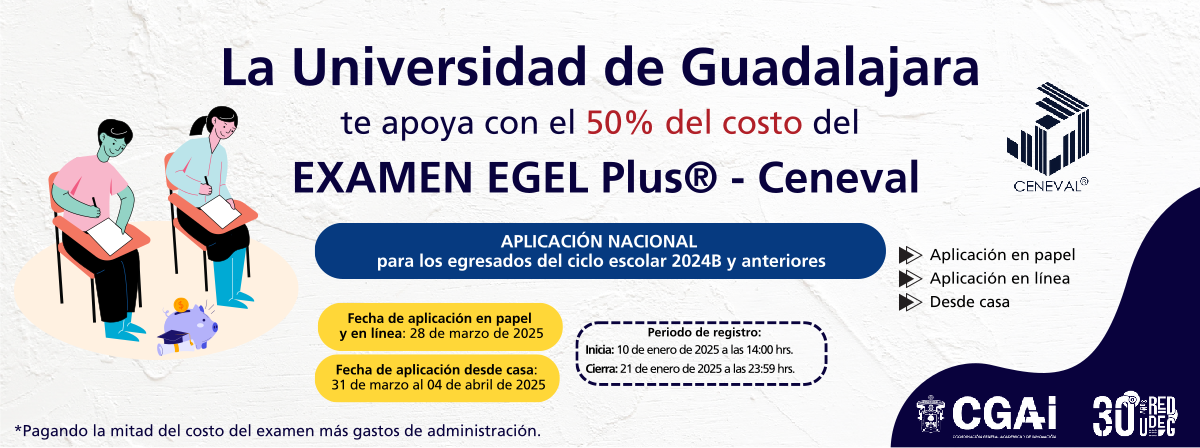 Registro Ceneval 21 de enero