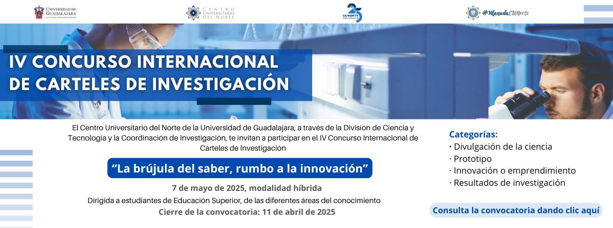 16 Convocatoria IV Concurso Internacional de Carteles de Investigación 11 ABR